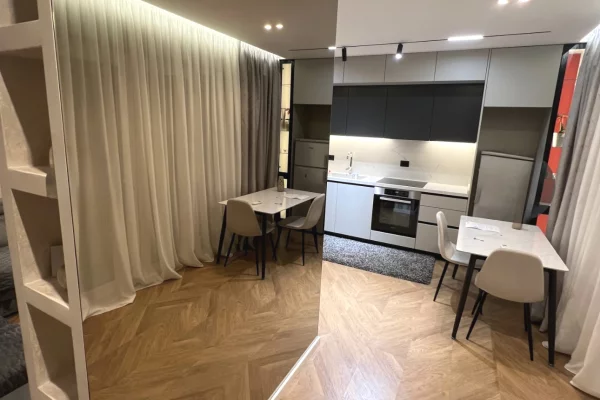Shtepi me qera Apartament ne Tirane, 1+1, Mobilimi E mobiluar, Pagesa 650  Euro.