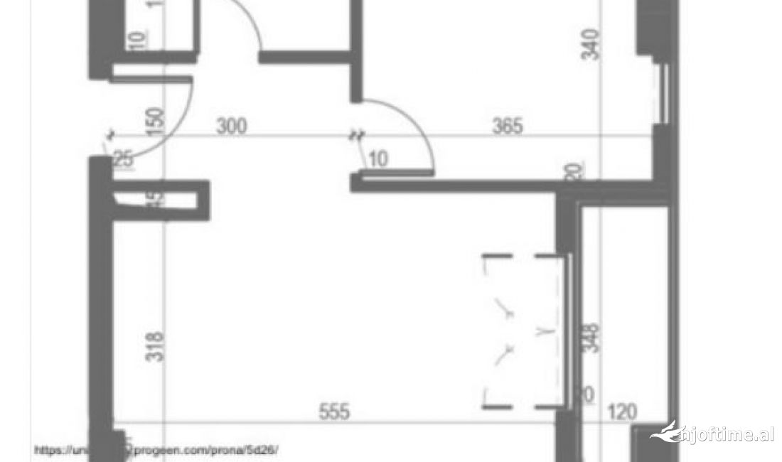 Appartamento in vendita a Tirana 1+1, Vuoto