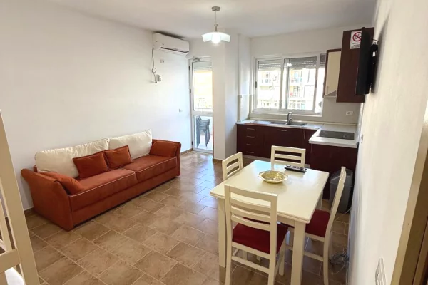 SHITET APARTAMENT 1+1 NE SHENGJIN PRANË PLAZHIT, ME PAMJE ANËSORE NGA DETI 🌊, 92.800 €uro