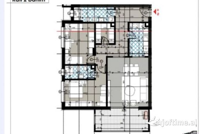 Apartment for sale in Tirana 2+1, Emty