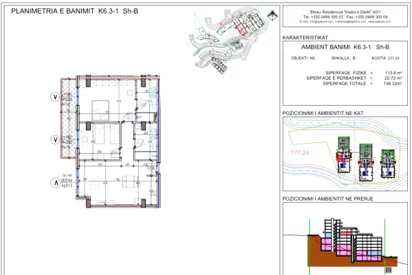 SHITET APARTAMENT 2+1 – KODRA E DIELLIT 2