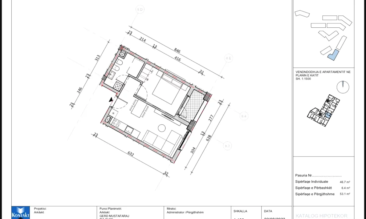 Shtepi ne shitje Apartament ne Tirane, 1+1, Mobilimi E mobiluar, Pagesa 88,000  Euro.