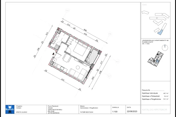 Shtepi ne shitje 1+1 ne Tirane - 88,000 Euro