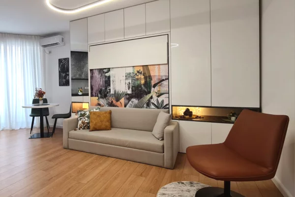 Shtepi ne shitje Apartament ne Tirane, Garsoniere, Mobilimi E mobiluar, Pagesa 83,000  Euro.