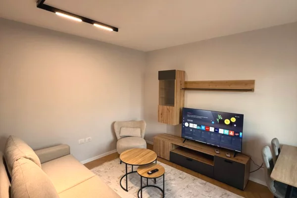 Shtepi ne shitje Apartament ne Tirane, 1+1, Mobilimi E mobiluar, Pagesa 149,000  Euro.