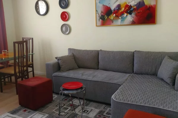 Shtepi me qera Apartament ne Tirane, 1+1, Mobilimi E mobiluar, Pagesa 48,000  Leke.