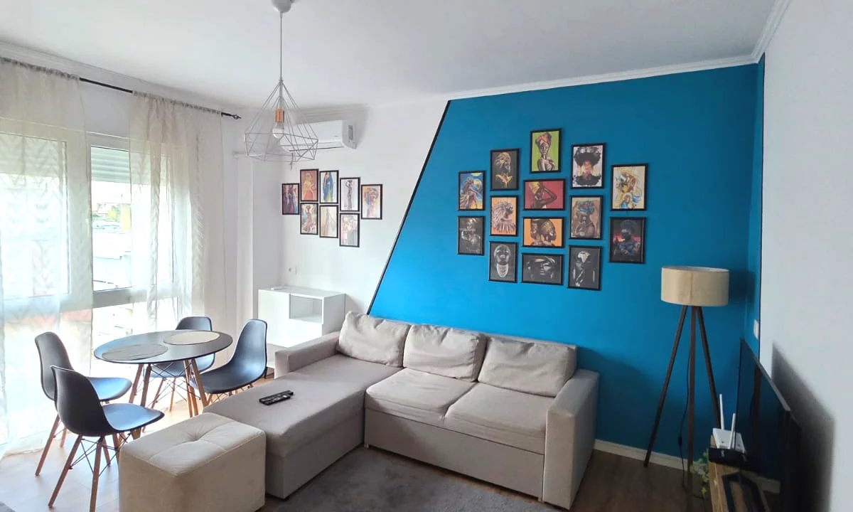 Shtepi me qera Apartament ne Tirane, 1+1, Mobilimi E mobiluar, Pagesa 600  Euro.