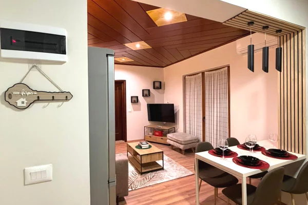 Shtepi me qera Apartament ne Tirane, 1+1, Mobilimi E mobiluar, Pagesa 55,000  Leke.