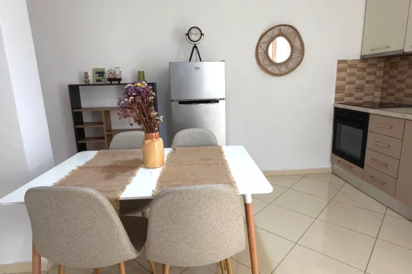 Shtepi me qera Apartament ne Tirane, 1+1, Mobilimi E mobiluar, Pagesa 40,000  Leke.