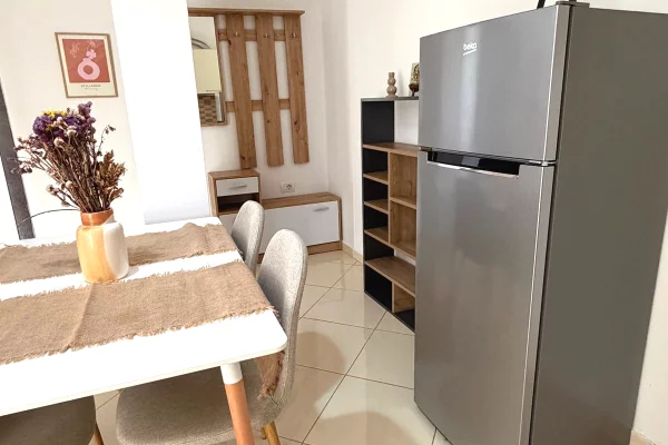 Shtepi me qera Apartament ne Tirane, 1+1, Mobilimi E mobiluar, Pagesa 40,000  Leke.