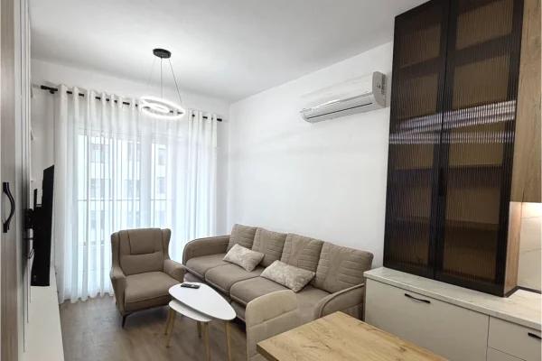 Shtepi me qera Apartament ne Tirane, 1+1, Mobilimi E mobiluar, Pagesa 45,000  Leke.
