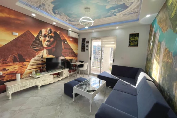 Shtepi me qera Apartament ne Tirane, 1+1, Mobilimi E mobiluar, Pagesa 50,000  Leke.