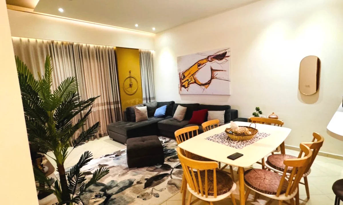 Shtepi me qera Apartament ne Tirane, 1+1, Mobilimi E mobiluar, Pagesa 65,000  Leke.