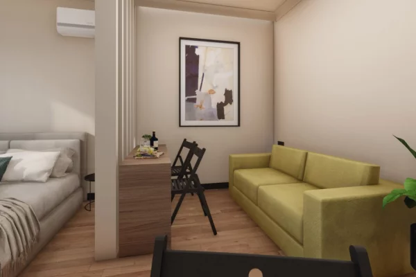 Shtepi ne shitje Apartament ne Tirane, Garsoniere, Mobilimi E mobiluar, Pagesa 110,000  Euro.