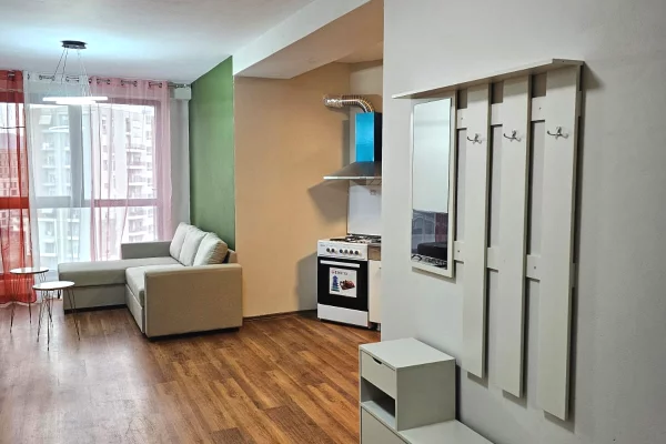 Shtepi ne shitje Apartament ne Tirane, 1+1, Mobilimi E mobiluar, Pagesa 128,700  Euro.