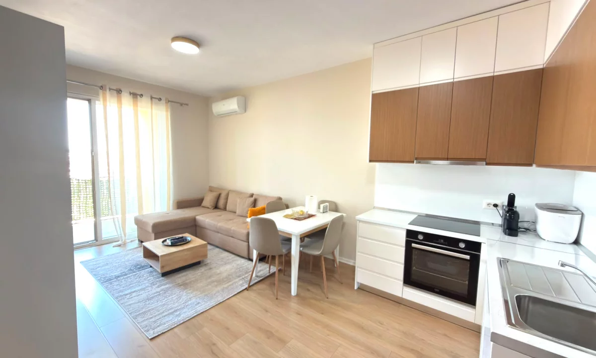 Shtepi ne shitje Apartament ne Tirane, 1+1, Mobilimi E mobiluar, Pagesa 120,000  Euro.
