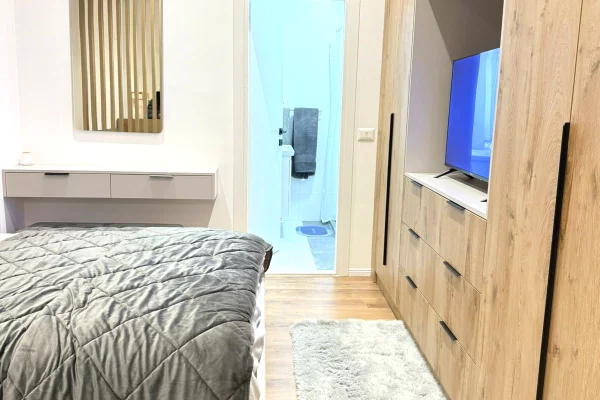 Shtepi ne shitje Apartament ne Tirane, Garsoniere, Mobilimi E mobiluar, Pagesa 55,000  Euro.