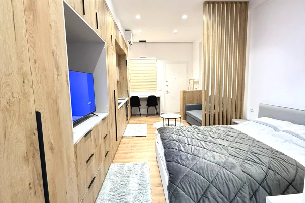Shtepi ne shitje Apartament ne Tirane, Garsoniere, Mobilimi E mobiluar, Pagesa 55,000  Euro.