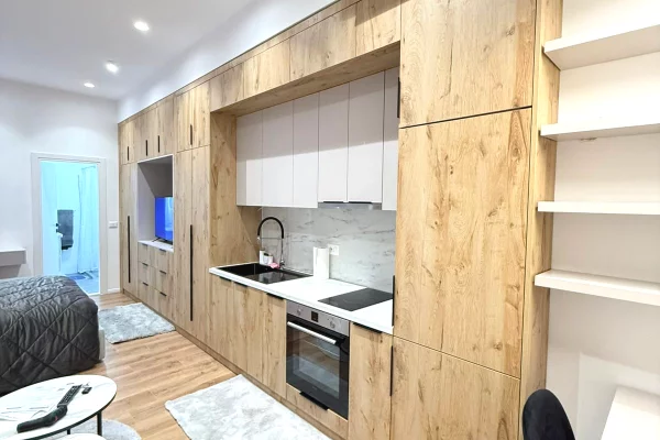 Shtepi ne shitje Apartament ne Tirane, Garsoniere, Mobilimi E mobiluar, Pagesa 55,000  Euro.