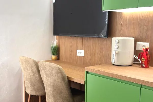 Shtepi ne shitje Apartament ne Tirane, 1+1, Mobilimi E mobiluar, Pagesa 95,000  Euro.