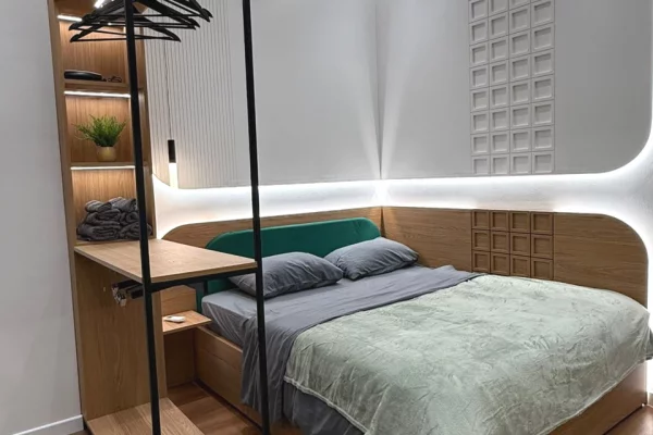 Shtepi ne shitje Apartament ne Tirane, 1+1, Mobilimi E mobiluar, Pagesa 95,000  Euro.