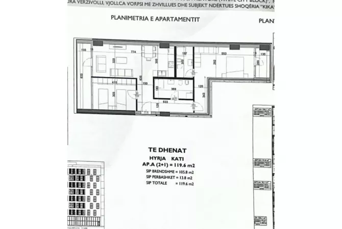 Shtepi ne shitje 2+1 ne Tirane - 330,000 Euro