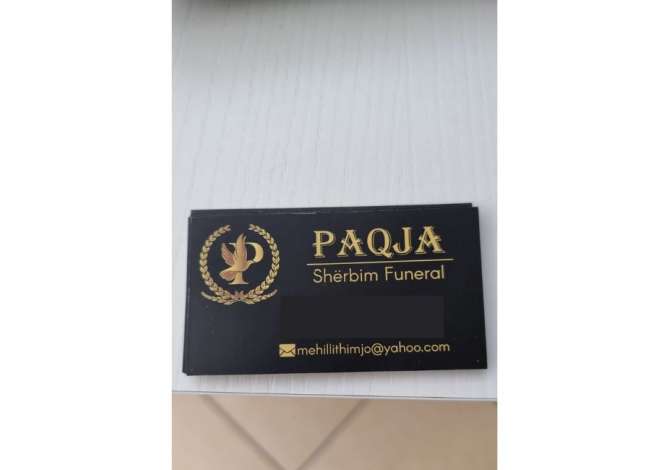 Agjensi funerale Paqja  ne Sarande ofron sherbime funerale, shtepi funerale, sherbime restoranti dhe varroshe mermeri dhe graniti