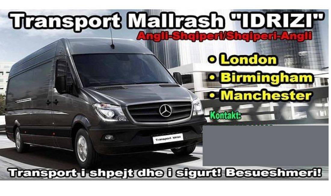 Transport mallrash nga Anglia ne Shqiperi dhe anasjelltas