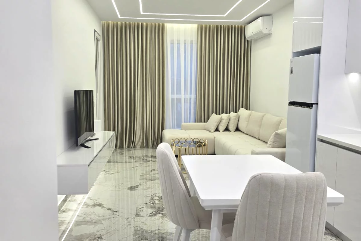 Shtepi me qera Apartament ne Tirane, 1+1, Mobilimi E mobiluar, Pagesa 50,000  Leke.