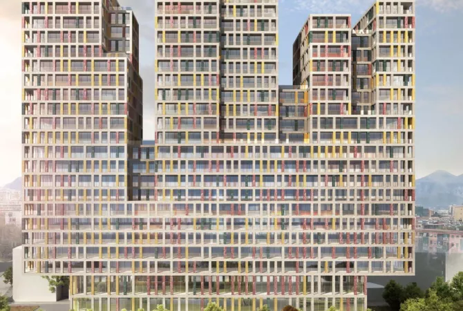 Shitet apartament 1+1 tek Zogu Zi ( Manhatan 1 ) 