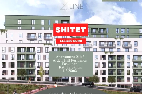 Shtepi ne shitje 2+1 ne Tirane - 113,280 Euro