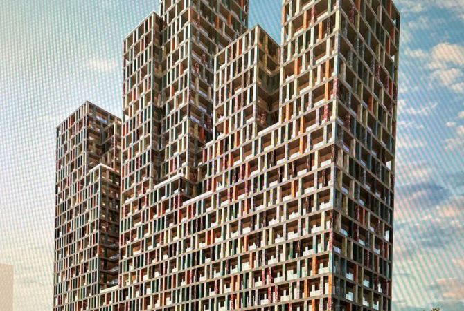 APARTAMENT 2+1 RESIDENCA MANHATTAN, ZOGU I ZI, TIRANE   