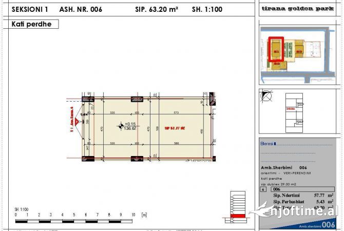 Ambiente Commerciale in Vendita 1+1 a Tirana - 158,000 Euro