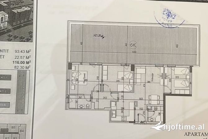 Appartamento in vendita a Tirana 3+1, Vuoto