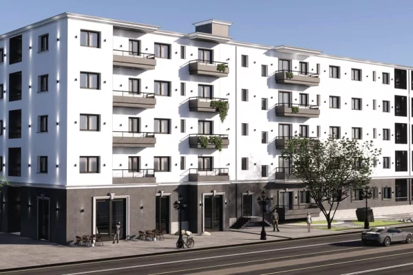 Shitet apartament 1+1 ne Kamez