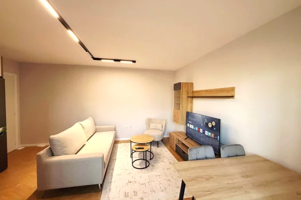 Shtepi ne shitje Apartament ne Tirane, 1+1, Mobilimi E mobiluar, Pagesa 149,000  Euro.