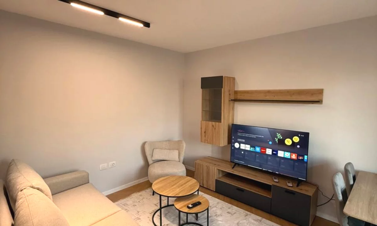 Shtepi ne shitje Apartament ne Tirane, 1+1, Mobilimi E mobiluar, Pagesa 149,000  Euro.