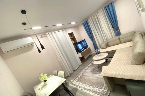 Shtepi me qera Apartament ne Tirane, 1+1, Mobilimi E mobiluar, Pagesa 55,000  Leke.