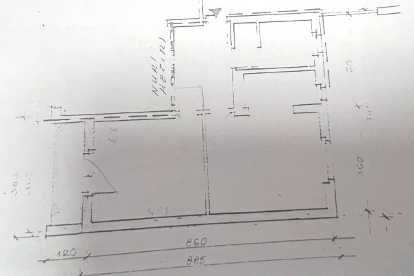 Shtepi ne shitje Apartament ne Tirane, 1+1, Mobilimi Bosh, pa mobiluar, Pagesa 130,000  Euro.