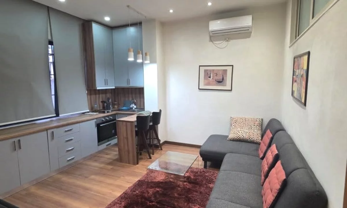 Shtepi me qera Apartament ne Tirane, 1+1, Mobilimi E mobiluar, Pagesa 600  Euro.