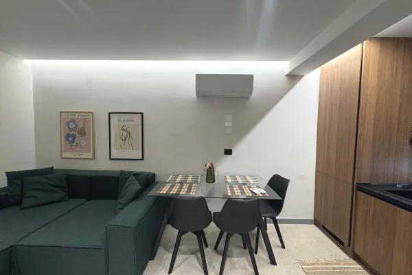 Shtepi me qera Apartament ne Tirane, 1+1, Mobilimi E mobiluar, Pagesa 60,000  Leke.