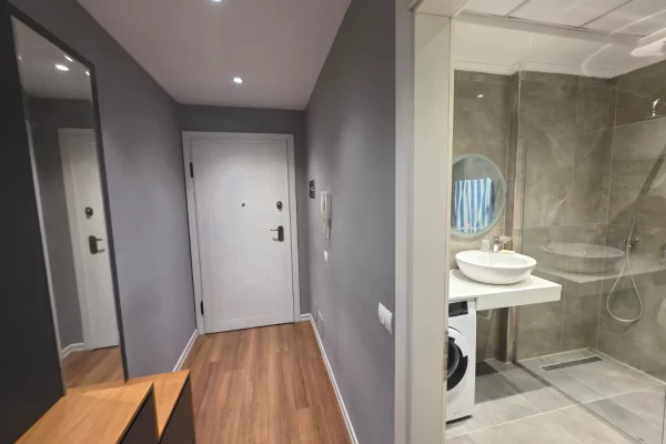 Shtepi ne shitje Apartament ne Tirane, 1+1, Mobilimi E mobiluar, Pagesa 160,000  Euro.