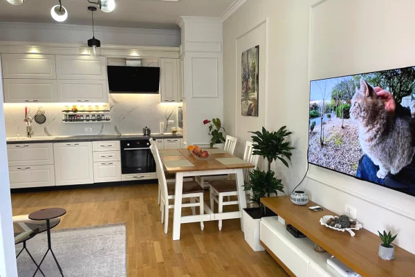 Shtepi ne shitje Apartament ne Tirane, 3+1, Mobilimi E mobiluar, Pagesa 300,000  Euro.