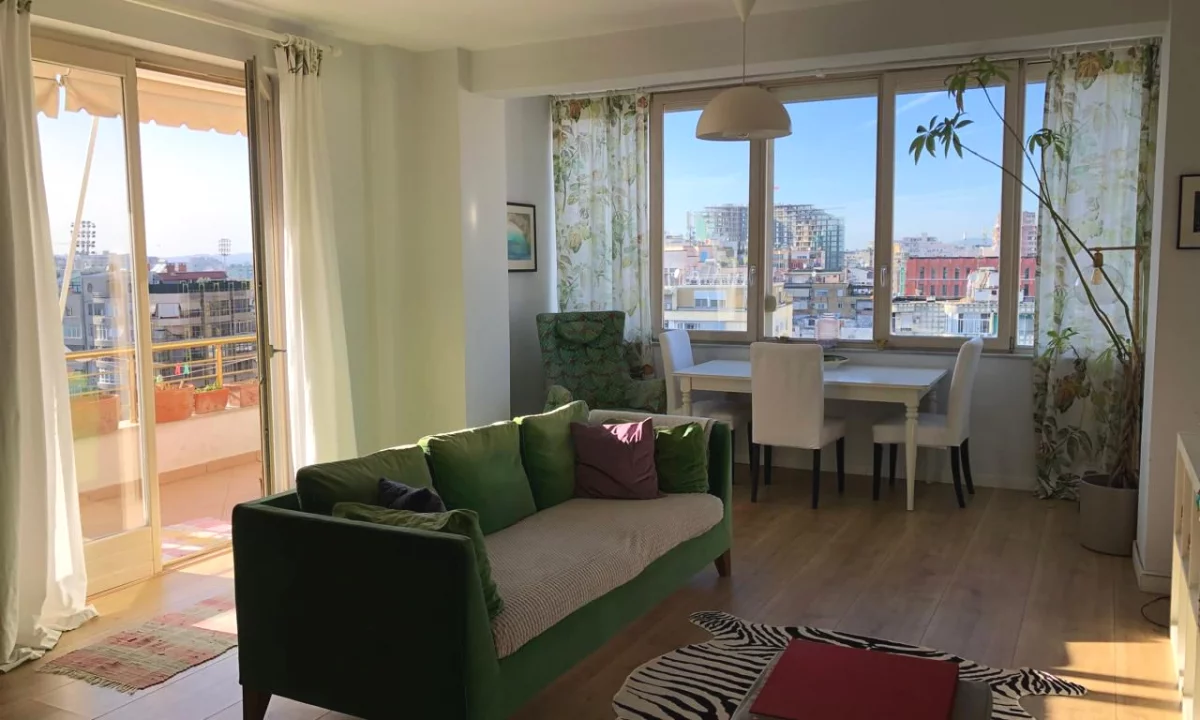 Shtepi me qera Apartament ne Tirane, 1+1, Mobilimi E mobiluar, Pagesa 900  Euro.