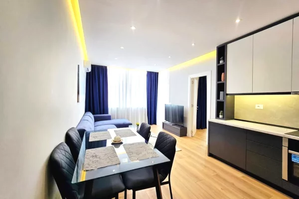 Shtepi ne shitje Apartament ne Tirane, 1+1, Mobilimi E mobiluar, Pagesa 189,000  Euro.