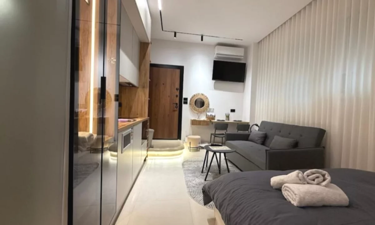 Shtepi me qera Apartament ne Tirane, Garsoniere, Mobilimi E mobiluar, Pagesa 450  Euro.