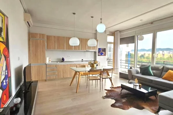 Shtepi ne shitje Apartament ne Tirane, 1+1, Mobilimi E mobiluar, Pagesa 148,000  Euro.
