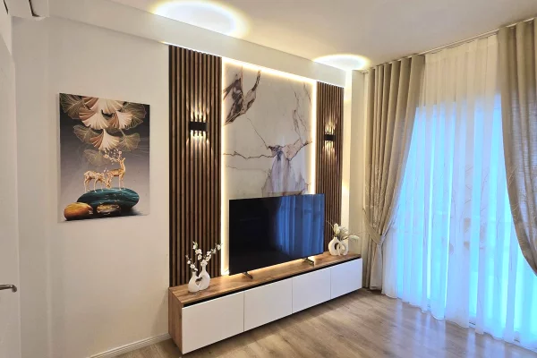 Shtepi me qera Apartament ne Tirane, 1+1, Mobilimi E mobiluar, Pagesa 45,000  Leke.