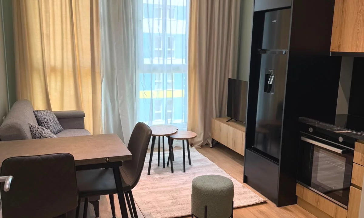Shtepi me qera Apartament ne Tirane, 1+1, Mobilimi E mobiluar, Pagesa 38,000  Leke.