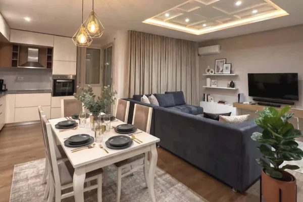 Shtepi me qera Apartament ne Tirane, 2+1, Mobilimi E mobiluar, Pagesa 550  Euro.